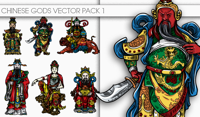 chinese-gods-vector-pack-1