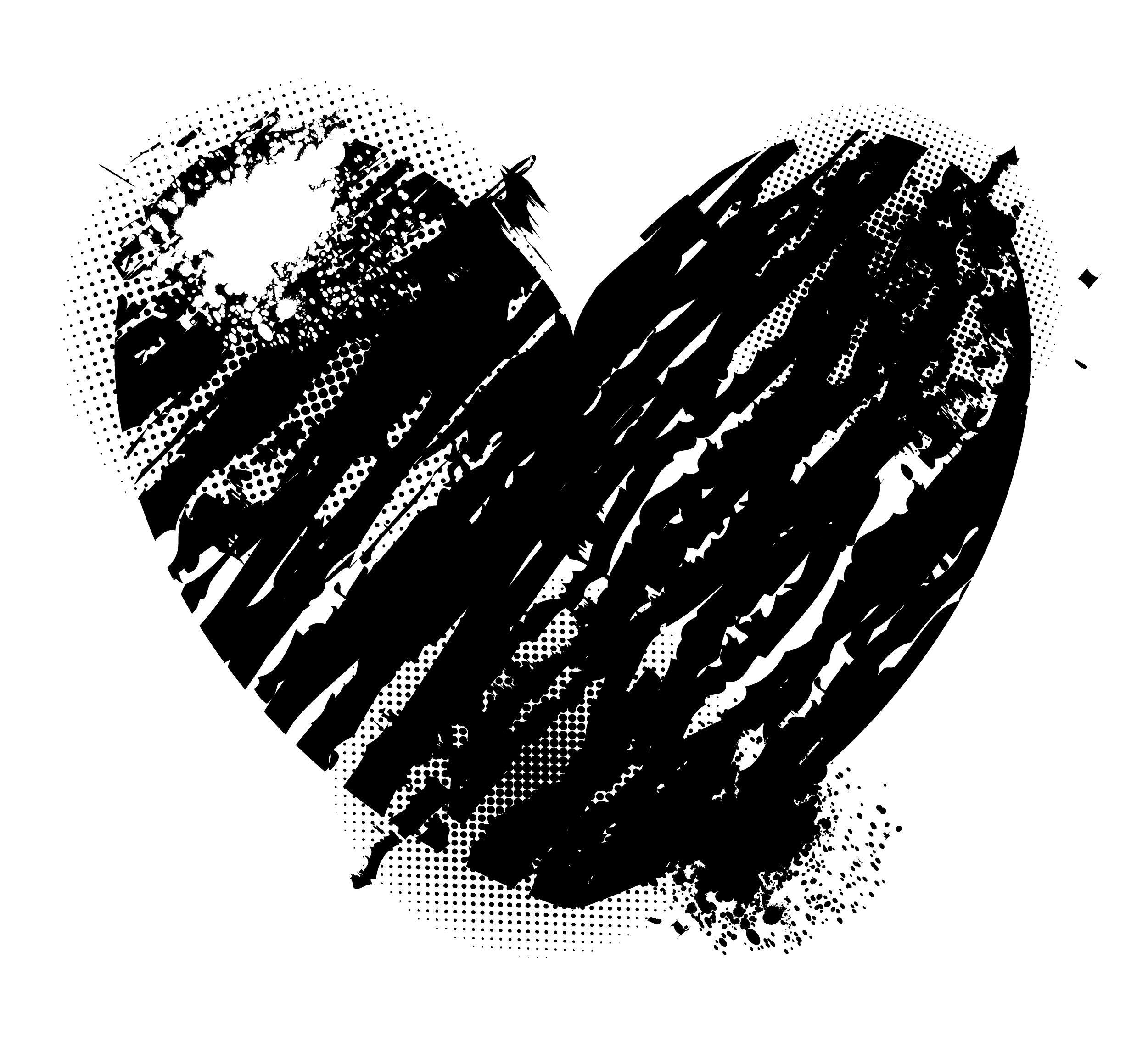 Buy Vector Vector Graphic: Vector Graphic Grunge Heart Valentine ...