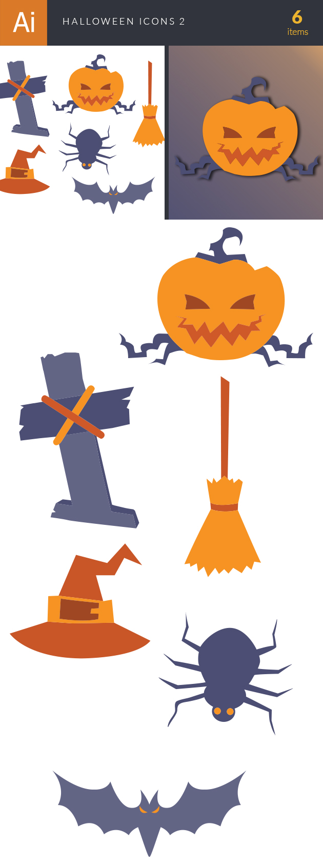 Halloween Vector Icons Set 2 31
