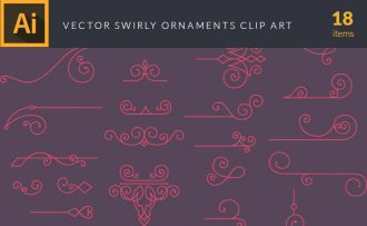 Swirly Ornaments Vector Pack