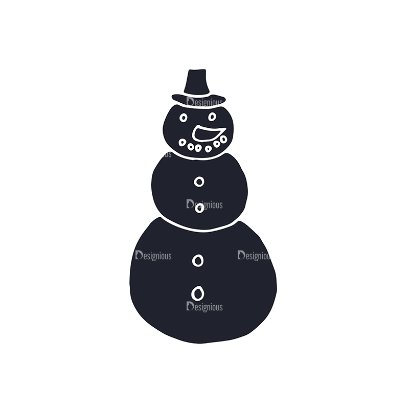 Download Christmas Day Elements Set 1 Vector Small Snow Man ...