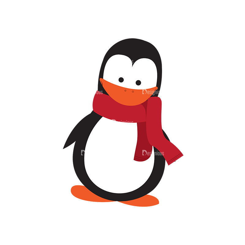 Download Christmas Kids And Animals Vector Penguin 10 - Designious