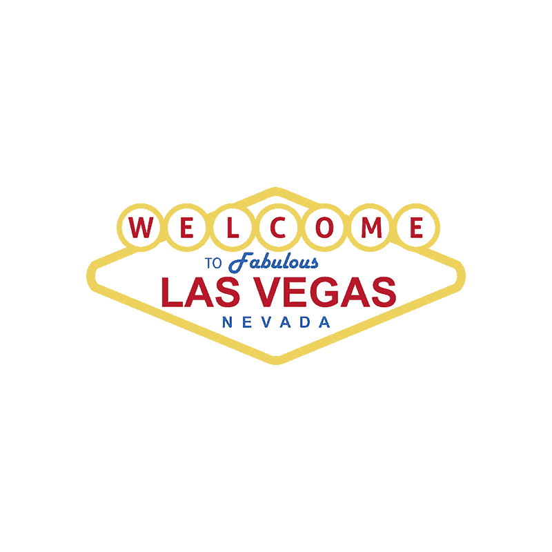 Las Vegas Vector Welcome Sign - Designious