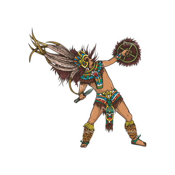 Aztec Warriors Pack 1 4 Preview - Designious