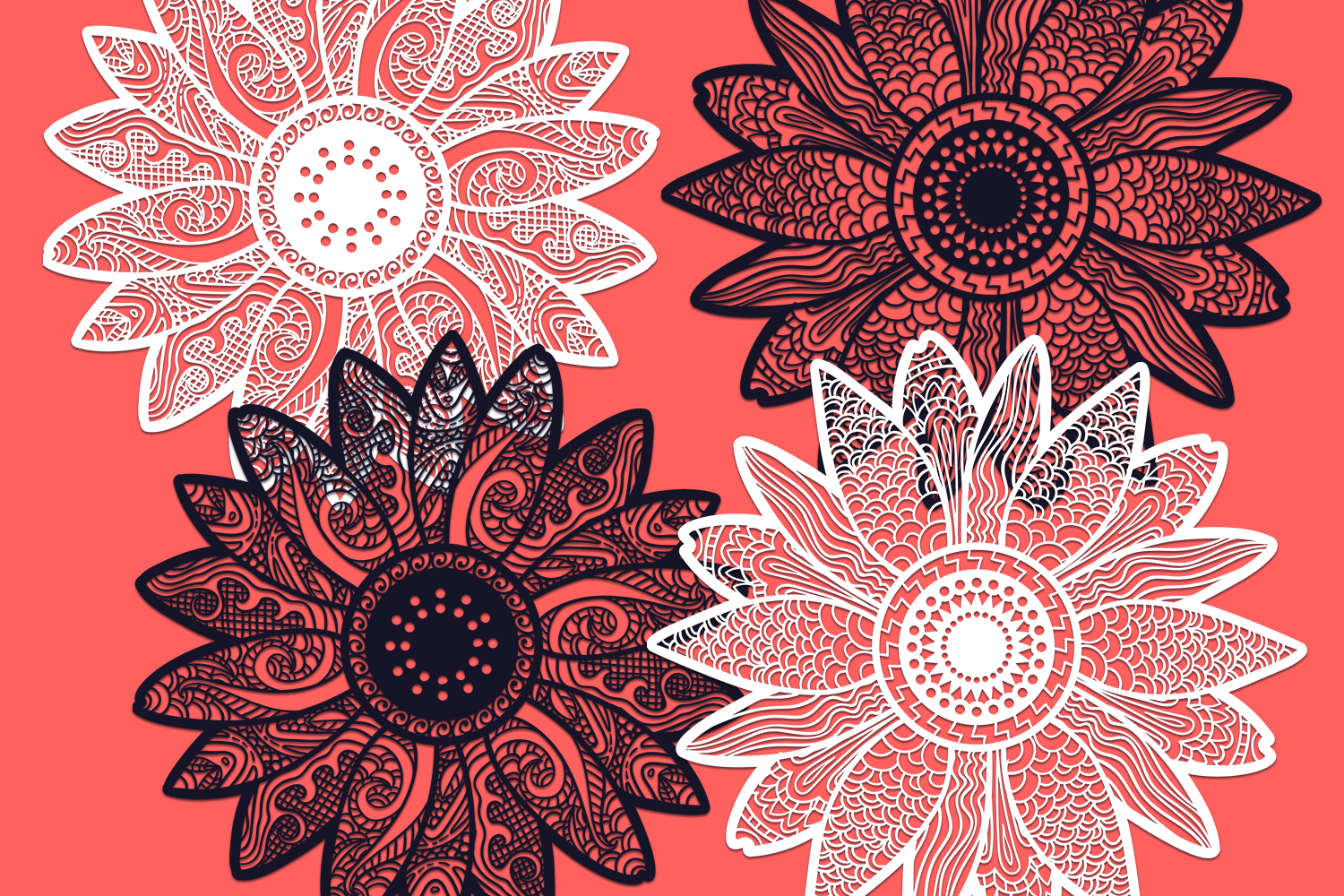 Free Free 293 Sunflower Zentangle Svg SVG PNG EPS DXF File