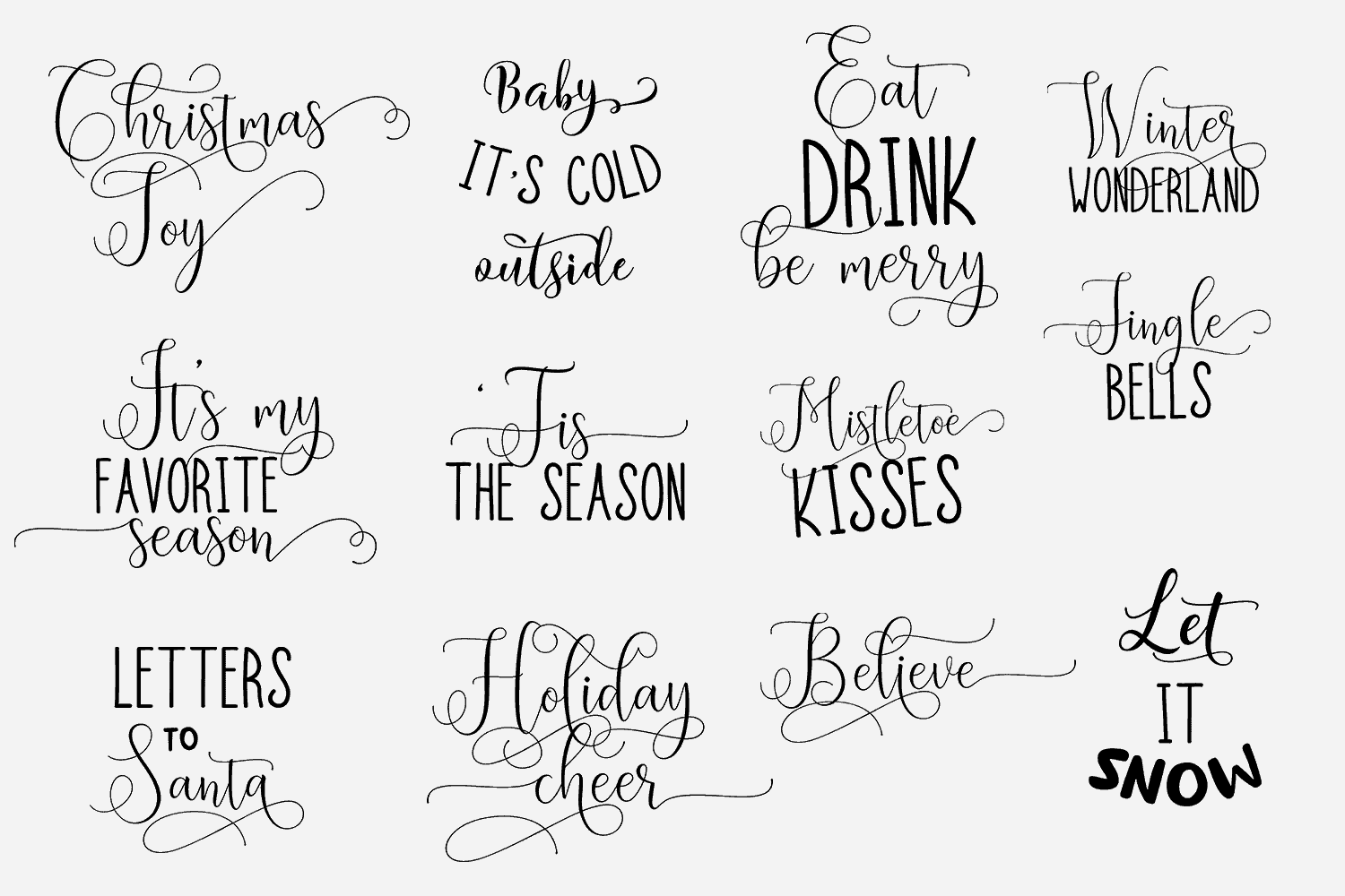 50x Christmas Quotes With Decorations - Designious