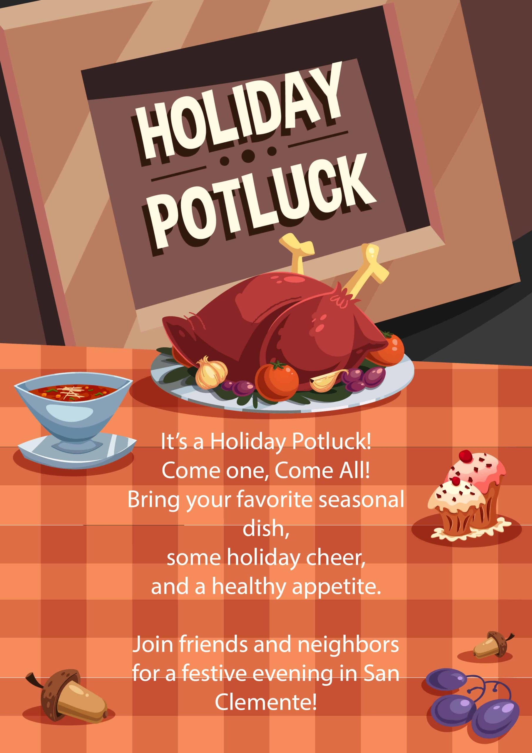 Potluck Invitation Email Template