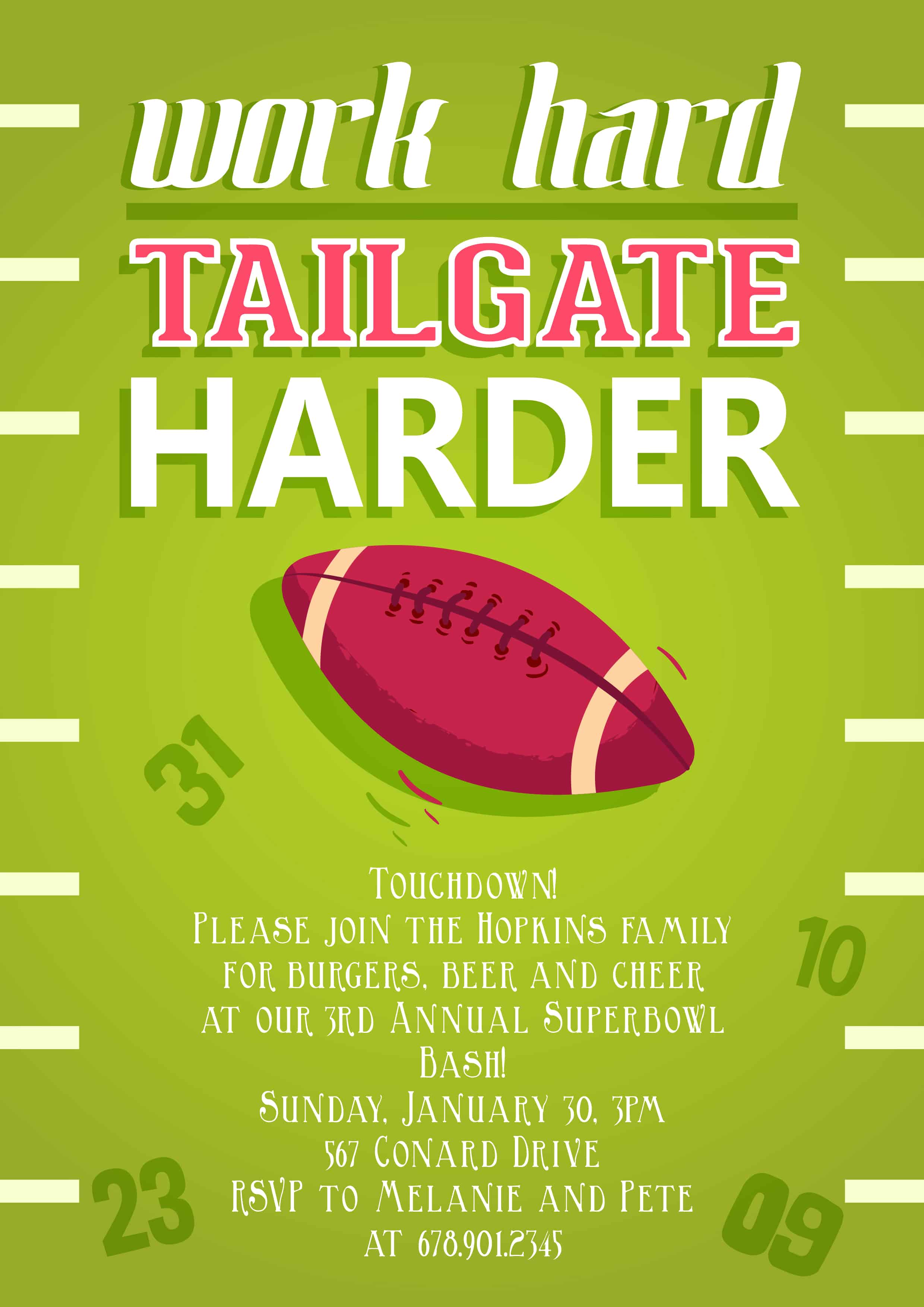 Free Tailgate Template Free Printable Templates