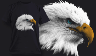 Bald Eagle | T-shirt Design Template 2524