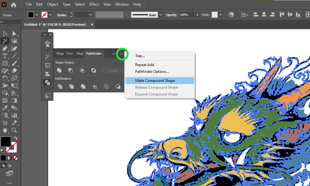 EZ Tip: How To Export Illustrator Art As Vector for Photoshop 455