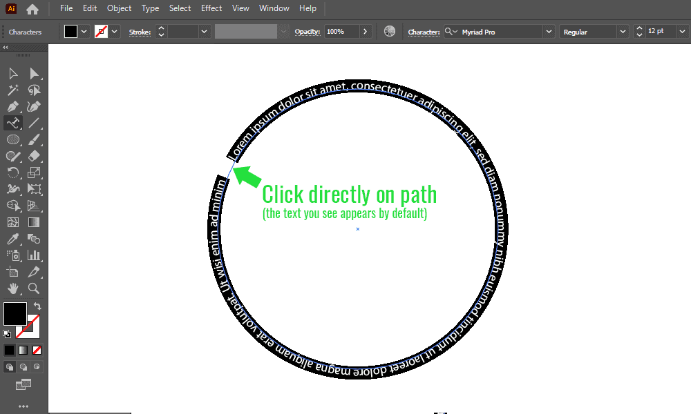 EZ Tip:  How to (properly) write text on a circle in Adobe Illustrator 357