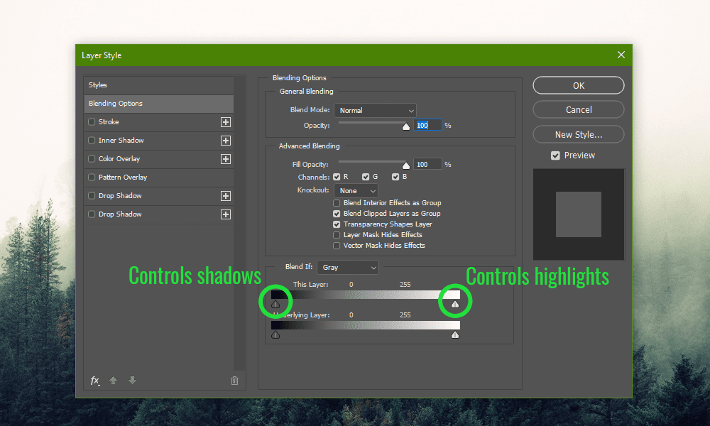 EZ Tip:  How To Use The "Blendif" Feature In Photoshop 157