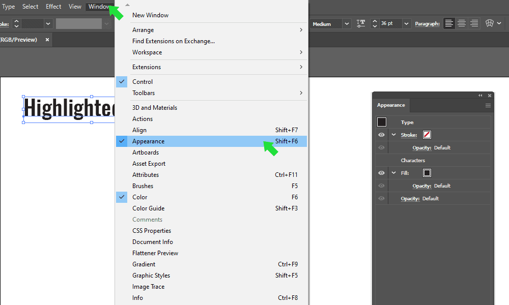EZ Tip: How to add highlight color to text in Adobe Illustrator 275