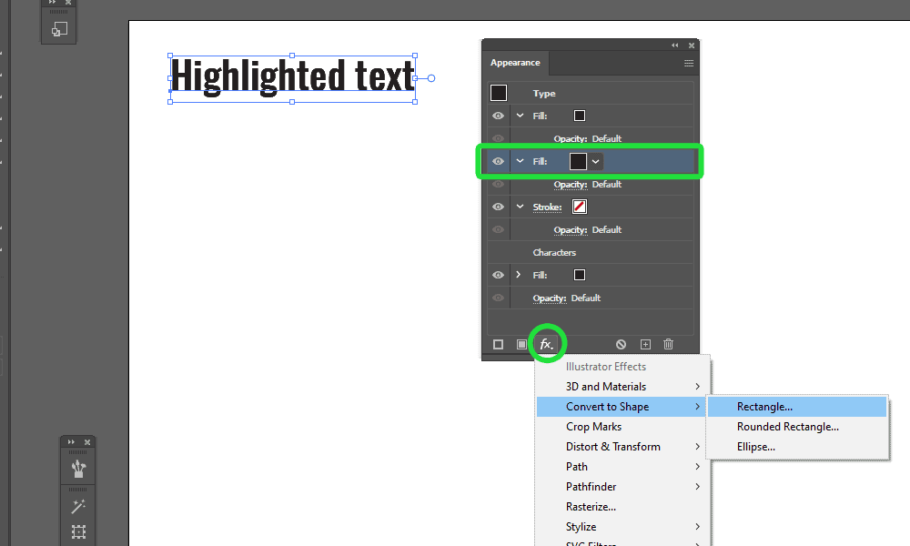 EZ Tip: How to add highlight color to text in Adobe Illustrator 315