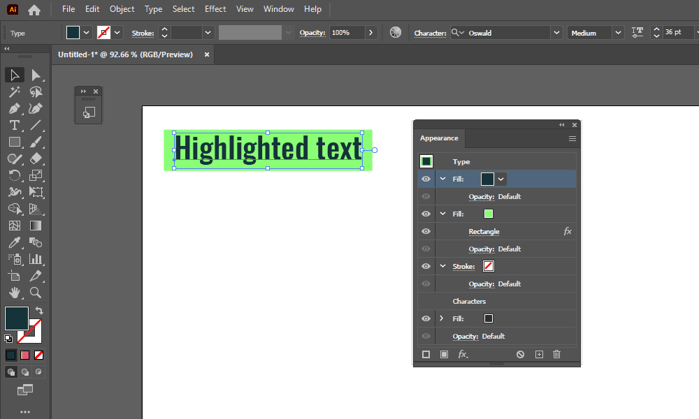 EZ Tip: How to add highlight color to text in Adobe Illustrator 321