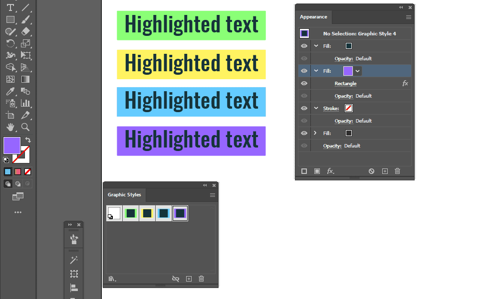EZ Tip: How to add highlight color to text in Adobe Illustrator 325