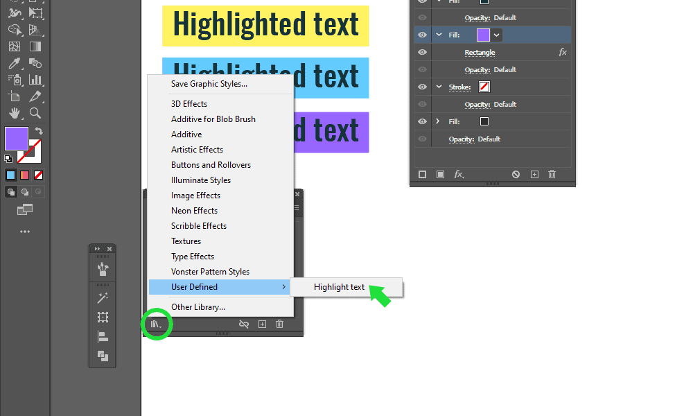 EZ Tip: How to add highlight color to text in Adobe Illustrator 329