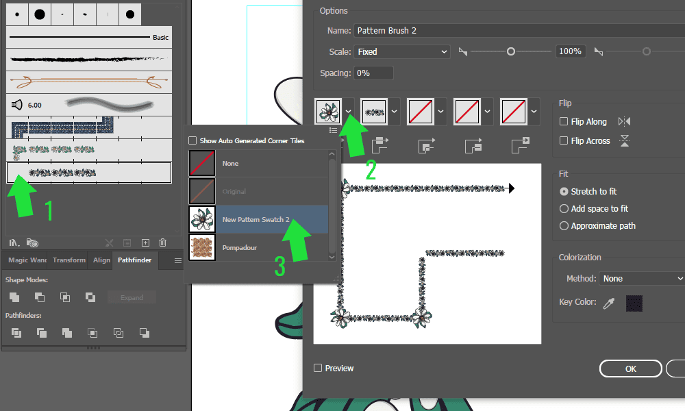 EZ Tip: How to create custom decorative brushes in Adobe Illustrator 105