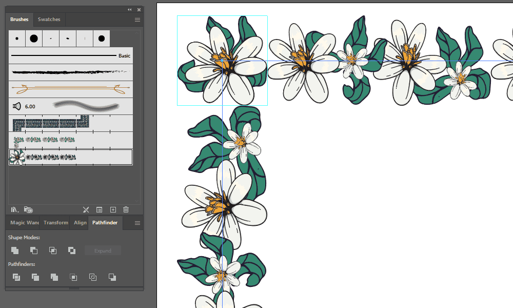 EZ Tip: How to create custom decorative brushes in Adobe Illustrator 107