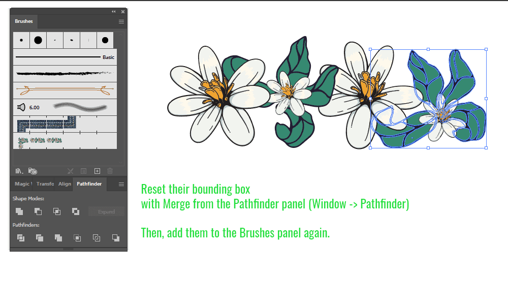 EZ Tip: How to create custom decorative brushes in Adobe Illustrator 89