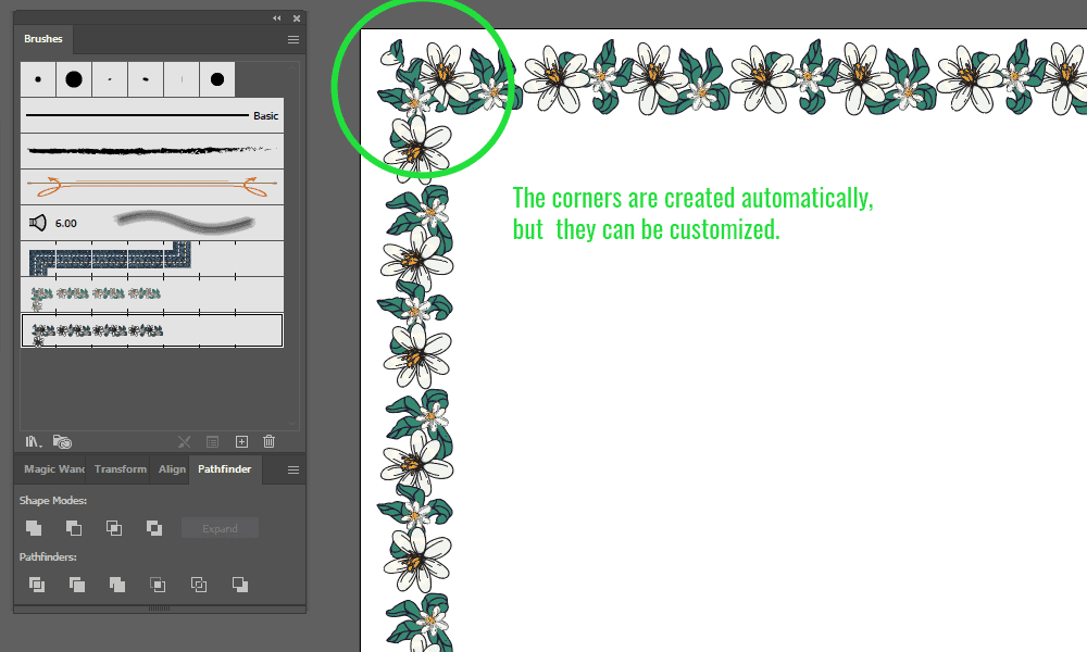 EZ Tip: How to create custom decorative brushes in Adobe Illustrator 91